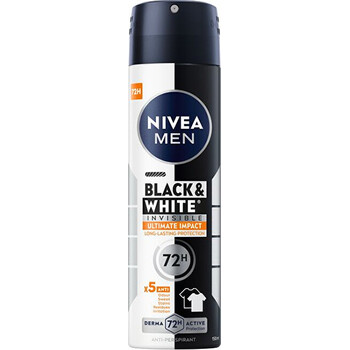 Men Invisible Black & White Ultimate Impact - Antiperspirant ve spreji
